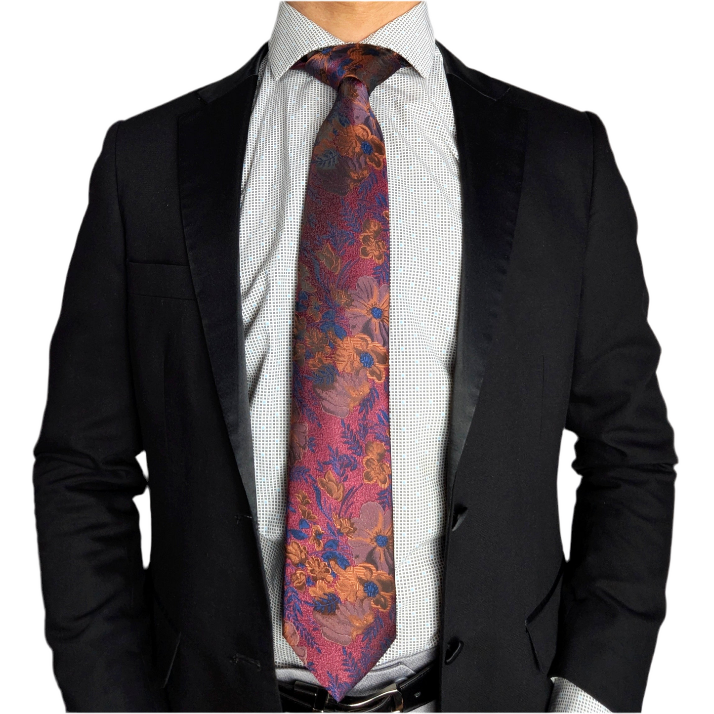 Corbata Floreada