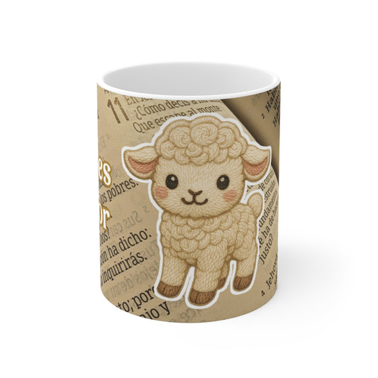 Cute Shepherd's Mug - 11oz Coffee Cup with Inspirational Quote