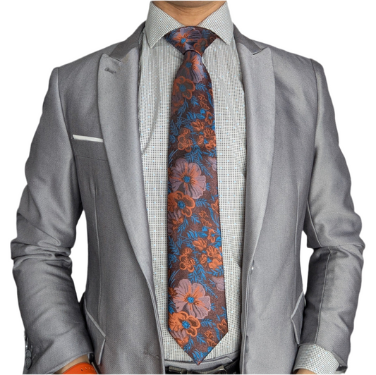 Corbata Floreada